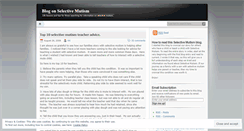 Desktop Screenshot of peermentor.wordpress.com