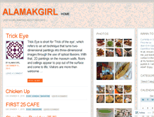 Tablet Screenshot of alamakgirl.wordpress.com