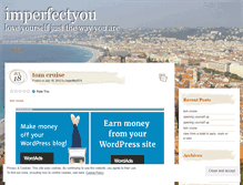 Tablet Screenshot of imperfectyou.wordpress.com