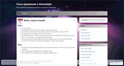 Desktop Screenshot of informatykaprace.wordpress.com