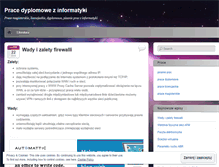 Tablet Screenshot of informatykaprace.wordpress.com