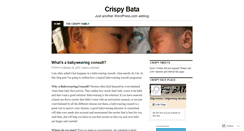 Desktop Screenshot of crispybata.wordpress.com