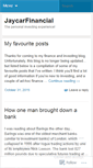 Mobile Screenshot of jaycarfinancial.wordpress.com