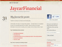 Tablet Screenshot of jaycarfinancial.wordpress.com