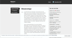 Desktop Screenshot of mulatosa.wordpress.com