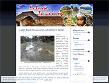 Tablet Screenshot of lebaktourism.wordpress.com