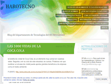 Tablet Screenshot of harotecno.wordpress.com