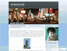 Tablet Screenshot of justbnme.wordpress.com