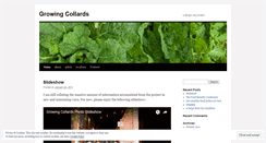 Desktop Screenshot of growingcollards.wordpress.com