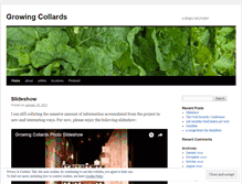 Tablet Screenshot of growingcollards.wordpress.com