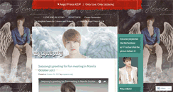 Desktop Screenshot of angelprincekjj.wordpress.com