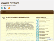 Tablet Screenshot of freixianda.wordpress.com