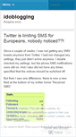 Mobile Screenshot of idoblogging.wordpress.com