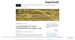 Desktop Screenshot of inquietando.wordpress.com