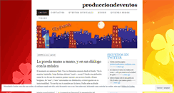 Desktop Screenshot of producciondeventos.wordpress.com