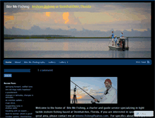 Tablet Screenshot of bitemefishing.wordpress.com
