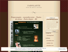 Tablet Screenshot of farolante.wordpress.com