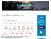 Tablet Screenshot of lauriesampson.wordpress.com