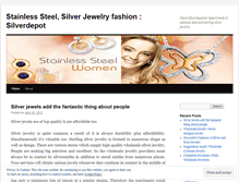 Tablet Screenshot of fashionjewellry.wordpress.com