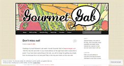 Desktop Screenshot of gourmetgab.wordpress.com