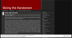 Desktop Screenshot of gasherbrum.wordpress.com
