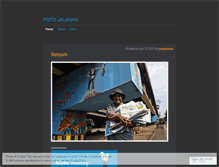 Tablet Screenshot of fotojalanan.wordpress.com