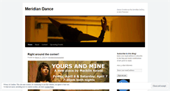 Desktop Screenshot of meridiangallerydance.wordpress.com