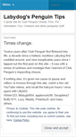 Mobile Screenshot of labydogpenguintips.wordpress.com