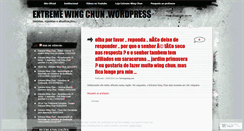 Desktop Screenshot of extremewingchun.wordpress.com