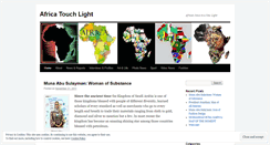 Desktop Screenshot of africatouchlight.wordpress.com