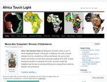 Tablet Screenshot of africatouchlight.wordpress.com