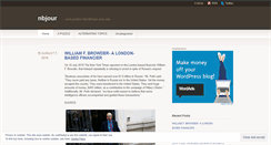 Desktop Screenshot of nbjour.wordpress.com