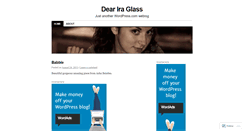 Desktop Screenshot of deariraglass.wordpress.com