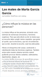 Mobile Screenshot of martagarciagarcia.wordpress.com