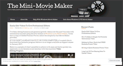 Desktop Screenshot of minimoviemaker.wordpress.com