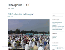 Tablet Screenshot of dinajpurbangla.wordpress.com