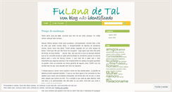 Desktop Screenshot of fulanadetal.wordpress.com