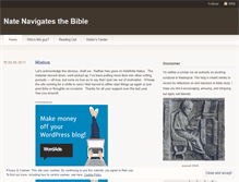 Tablet Screenshot of navigatornate.wordpress.com