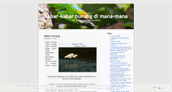 Desktop Screenshot of kabarburungkibc.wordpress.com