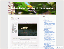 Tablet Screenshot of kabarburungkibc.wordpress.com