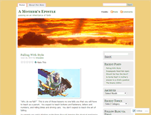 Tablet Screenshot of amothersepistle.wordpress.com
