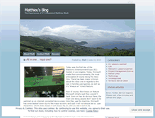 Tablet Screenshot of mattblack123.wordpress.com