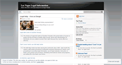 Desktop Screenshot of lvlegal.wordpress.com