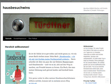 Tablet Screenshot of hausbesuchwins.wordpress.com