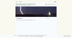 Desktop Screenshot of oklahomaconservative.wordpress.com