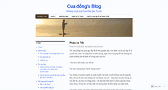 Desktop Screenshot of cuadong2010.wordpress.com