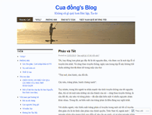 Tablet Screenshot of cuadong2010.wordpress.com