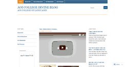 Desktop Screenshot of aoicollegeirvine.wordpress.com