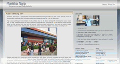 Desktop Screenshot of mariskanara.wordpress.com