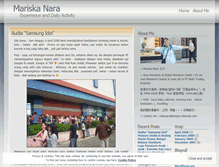Tablet Screenshot of mariskanara.wordpress.com